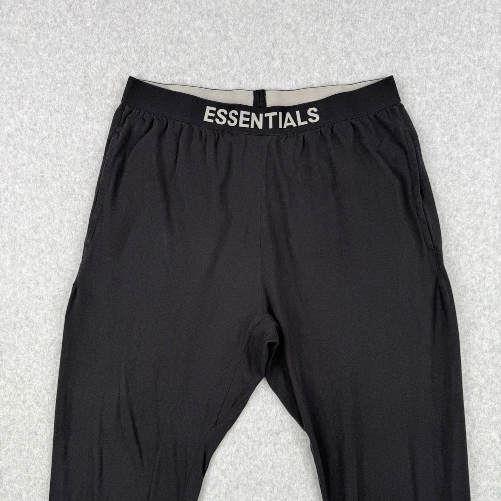 Fear Of God Essentials Sweatpants Mens Medium‎ Black Base Layer Leggings Active